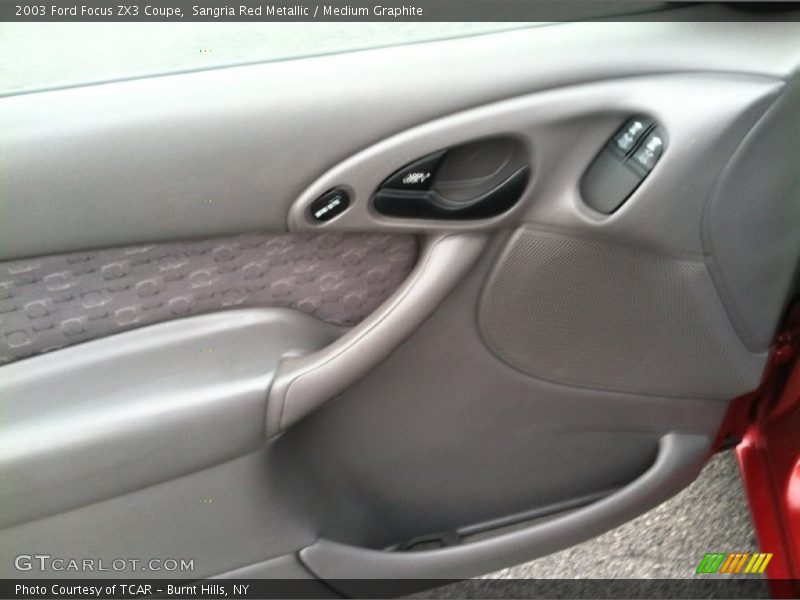 Sangria Red Metallic / Medium Graphite 2003 Ford Focus ZX3 Coupe