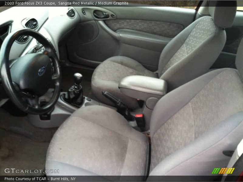 Front Seat of 2003 Focus ZX3 Coupe