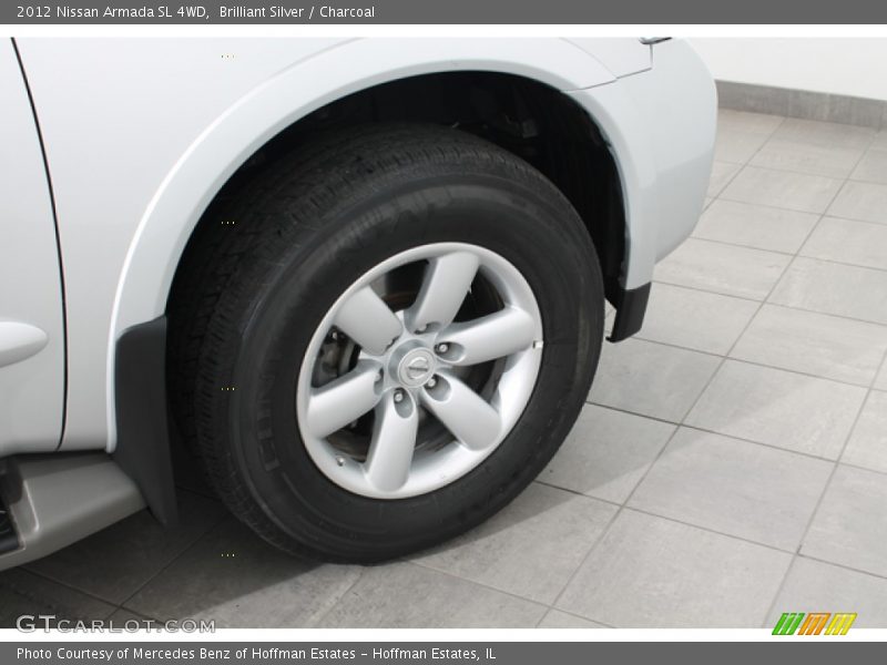 Brilliant Silver / Charcoal 2012 Nissan Armada SL 4WD