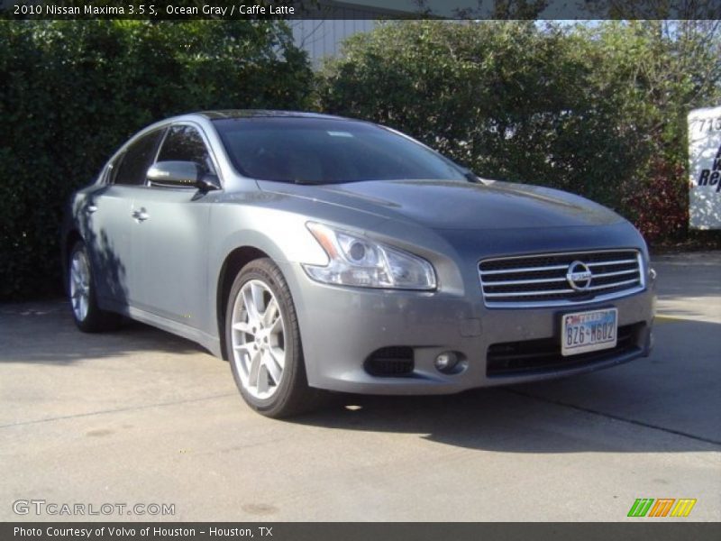 Ocean Gray / Caffe Latte 2010 Nissan Maxima 3.5 S