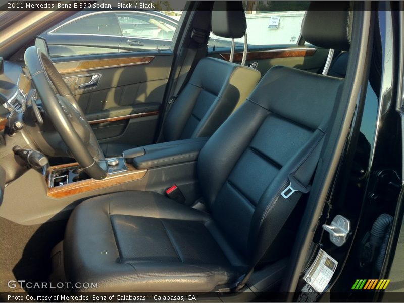 Black / Black 2011 Mercedes-Benz E 350 Sedan