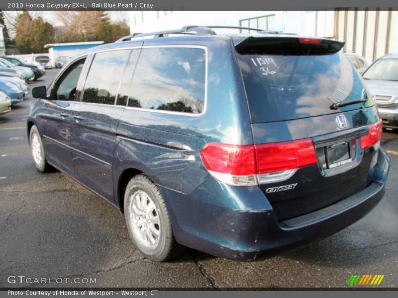 Bali Blue Pearl / Gray 2010 Honda Odyssey EX-L
