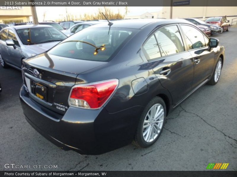 Dark Gray Metallic / Black 2013 Subaru Impreza 2.0i Premium 4 Door