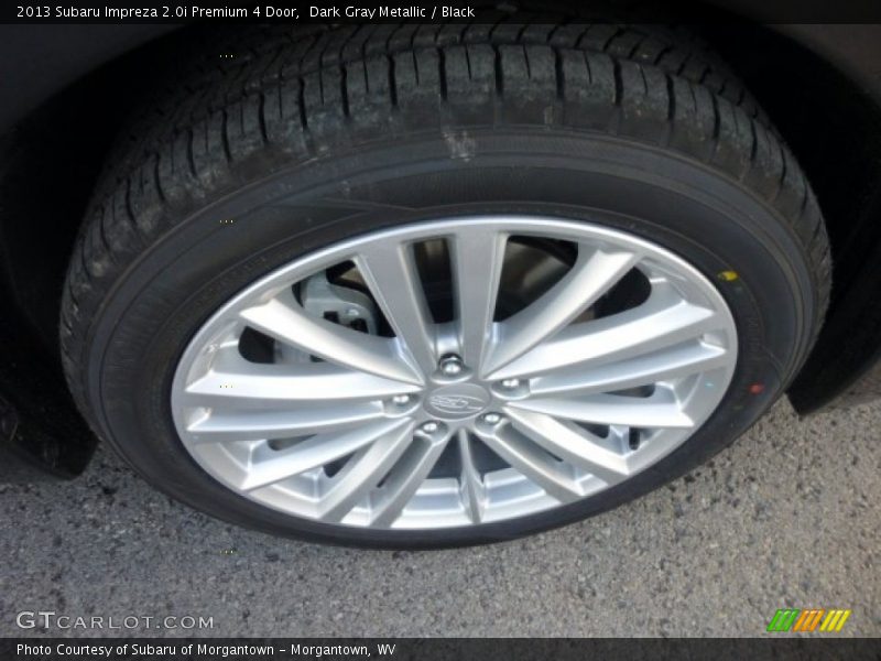Dark Gray Metallic / Black 2013 Subaru Impreza 2.0i Premium 4 Door