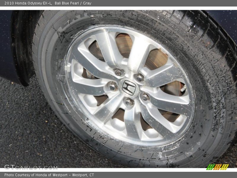 Bali Blue Pearl / Gray 2010 Honda Odyssey EX-L