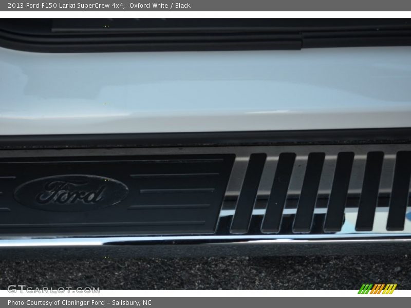 Oxford White / Black 2013 Ford F150 Lariat SuperCrew 4x4