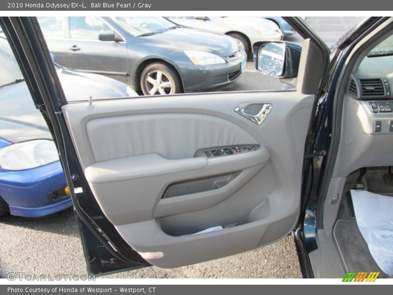 Bali Blue Pearl / Gray 2010 Honda Odyssey EX-L