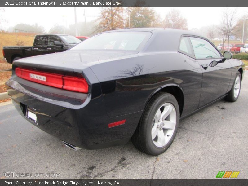 Blackberry Pearl / Dark Slate Gray 2012 Dodge Challenger SXT