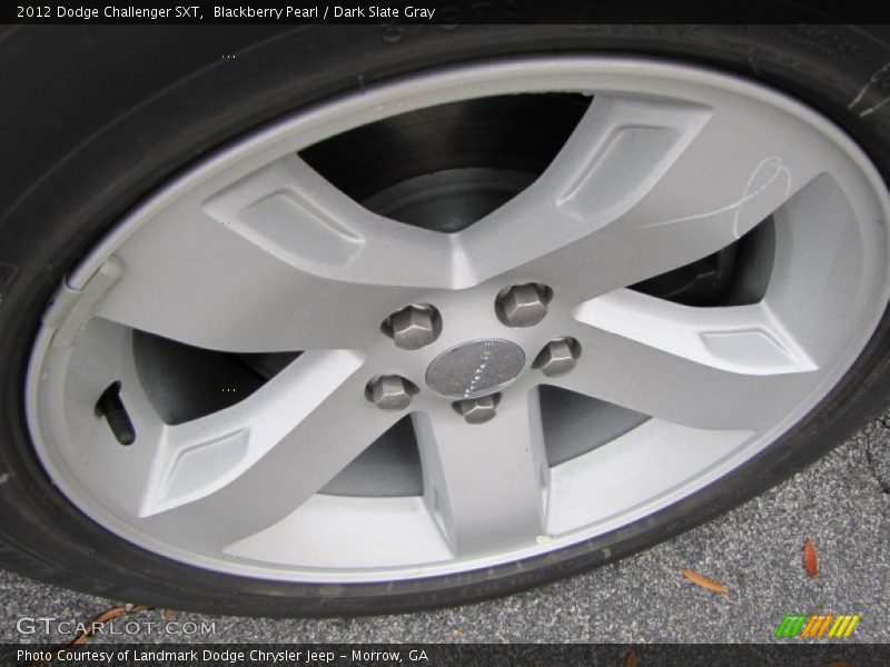 Blackberry Pearl / Dark Slate Gray 2012 Dodge Challenger SXT