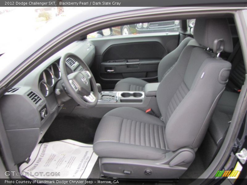 Blackberry Pearl / Dark Slate Gray 2012 Dodge Challenger SXT
