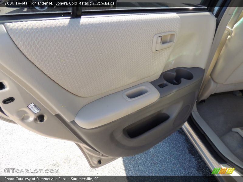Sonora Gold Metallic / Ivory Beige 2006 Toyota Highlander I4