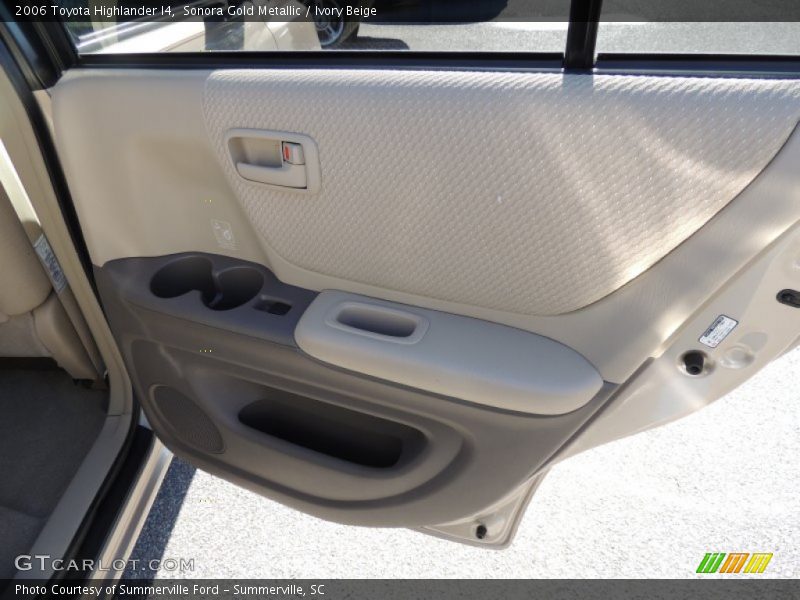 Sonora Gold Metallic / Ivory Beige 2006 Toyota Highlander I4