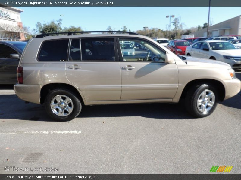 Sonora Gold Metallic / Ivory Beige 2006 Toyota Highlander I4