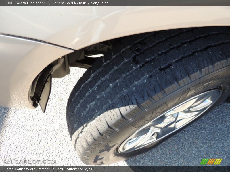 Sonora Gold Metallic / Ivory Beige 2006 Toyota Highlander I4