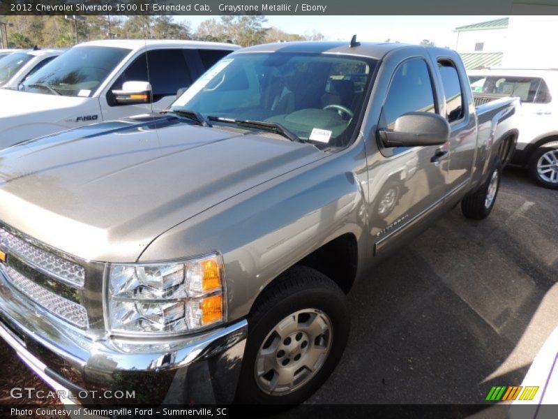 Graystone Metallic / Ebony 2012 Chevrolet Silverado 1500 LT Extended Cab