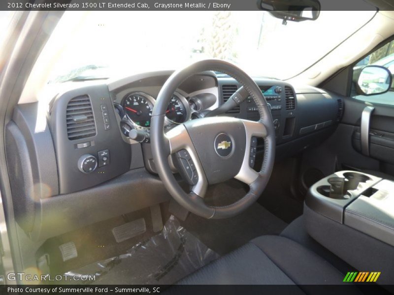 Graystone Metallic / Ebony 2012 Chevrolet Silverado 1500 LT Extended Cab