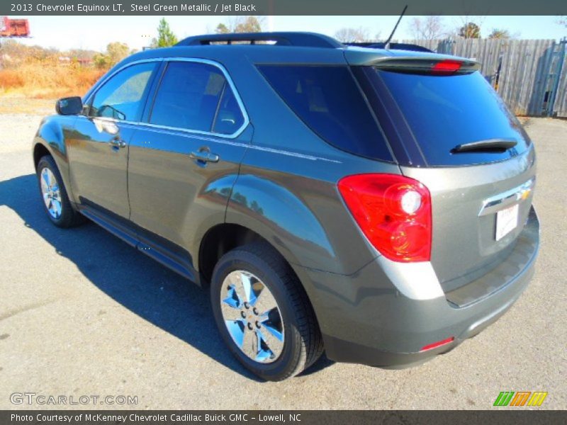 Steel Green Metallic / Jet Black 2013 Chevrolet Equinox LT