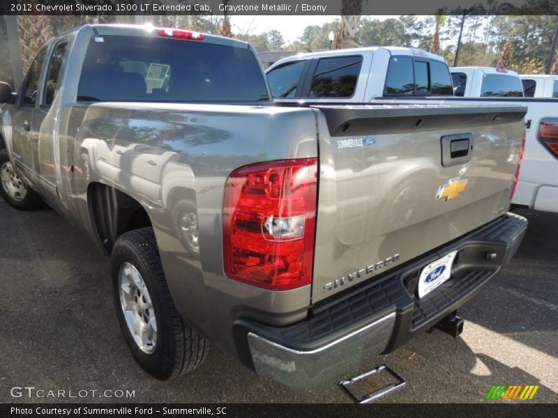 Graystone Metallic / Ebony 2012 Chevrolet Silverado 1500 LT Extended Cab