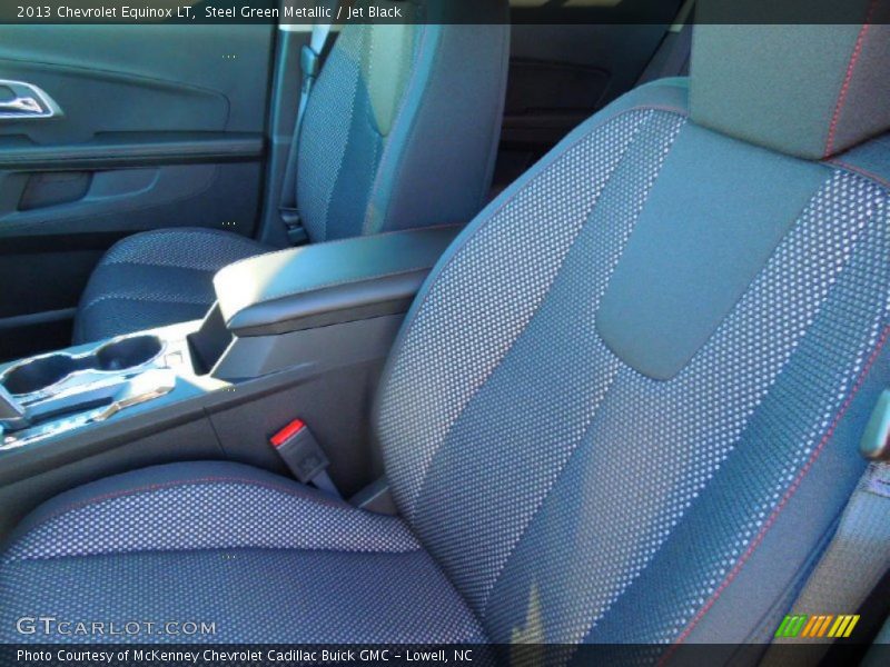 Steel Green Metallic / Jet Black 2013 Chevrolet Equinox LT