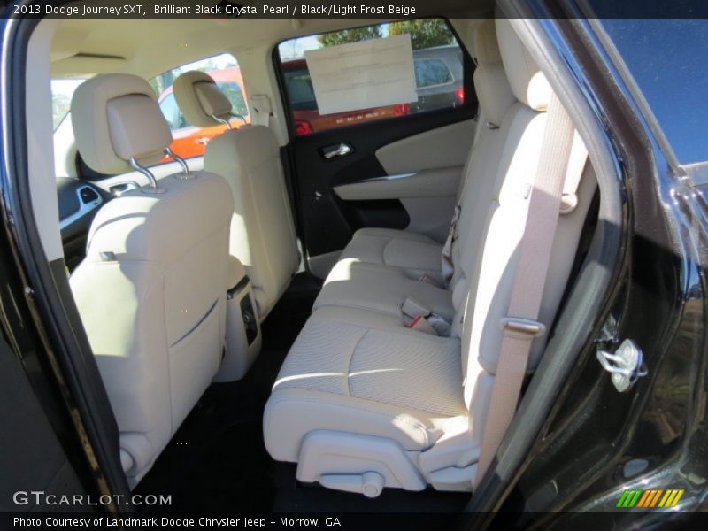 Brilliant Black Crystal Pearl / Black/Light Frost Beige 2013 Dodge Journey SXT