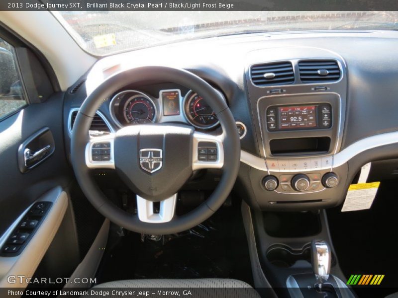 Brilliant Black Crystal Pearl / Black/Light Frost Beige 2013 Dodge Journey SXT