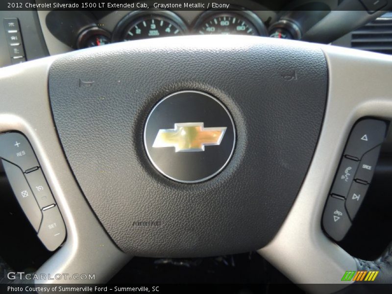Graystone Metallic / Ebony 2012 Chevrolet Silverado 1500 LT Extended Cab