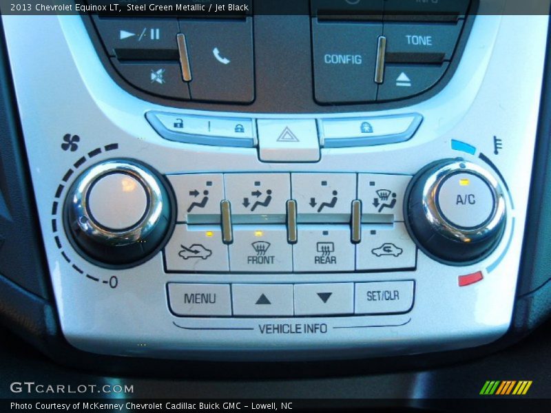 Steel Green Metallic / Jet Black 2013 Chevrolet Equinox LT