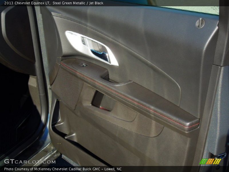 Steel Green Metallic / Jet Black 2013 Chevrolet Equinox LT
