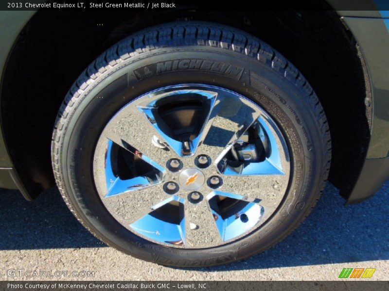 Steel Green Metallic / Jet Black 2013 Chevrolet Equinox LT