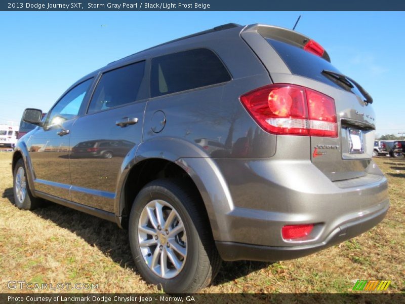 Storm Gray Pearl / Black/Light Frost Beige 2013 Dodge Journey SXT