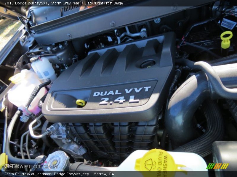 Storm Gray Pearl / Black/Light Frost Beige 2013 Dodge Journey SXT