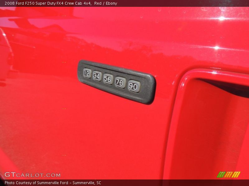 Red / Ebony 2008 Ford F250 Super Duty FX4 Crew Cab 4x4