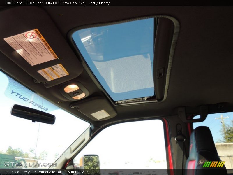 Red / Ebony 2008 Ford F250 Super Duty FX4 Crew Cab 4x4