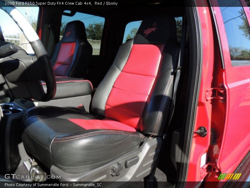 Red / Ebony 2008 Ford F250 Super Duty FX4 Crew Cab 4x4