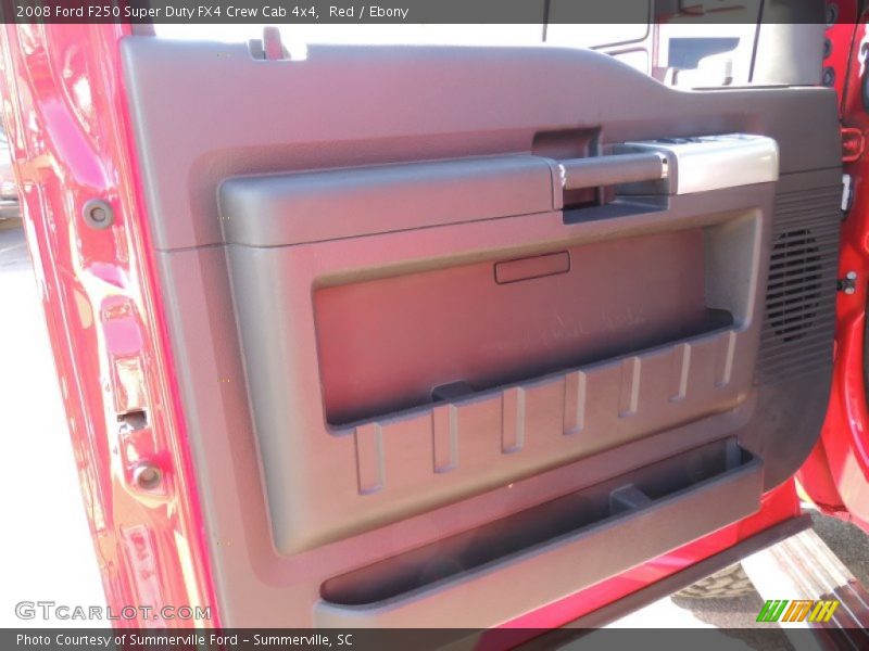 Red / Ebony 2008 Ford F250 Super Duty FX4 Crew Cab 4x4