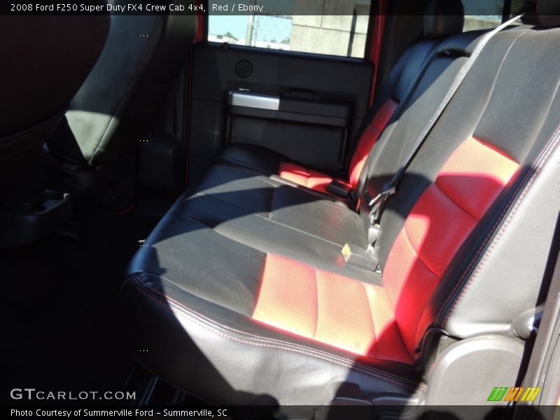 Red / Ebony 2008 Ford F250 Super Duty FX4 Crew Cab 4x4