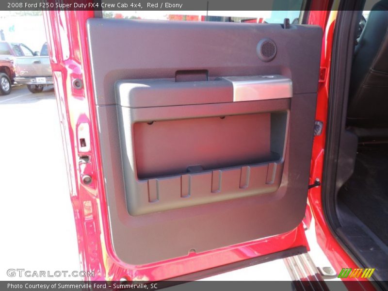 Red / Ebony 2008 Ford F250 Super Duty FX4 Crew Cab 4x4