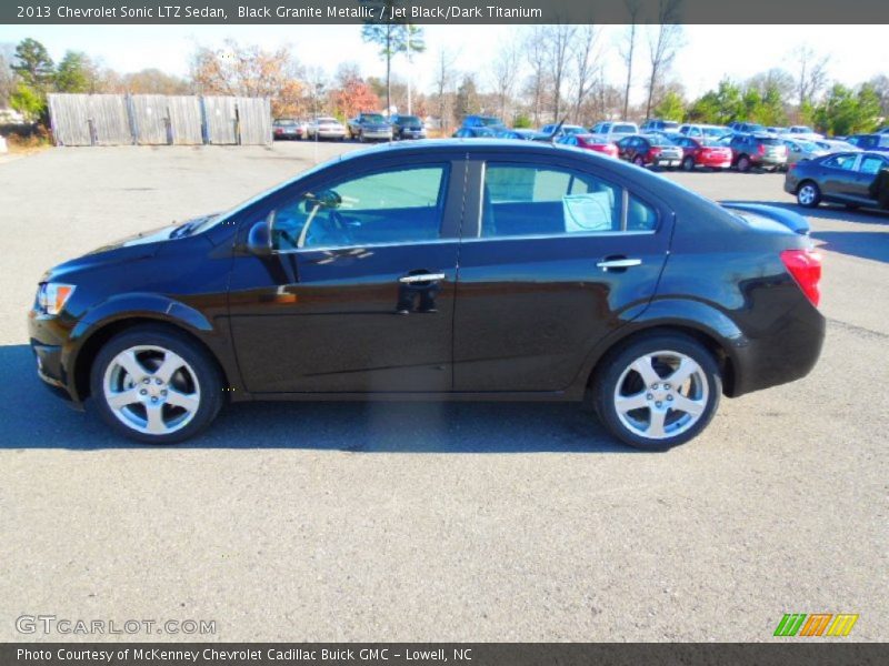 Black Granite Metallic / Jet Black/Dark Titanium 2013 Chevrolet Sonic LTZ Sedan