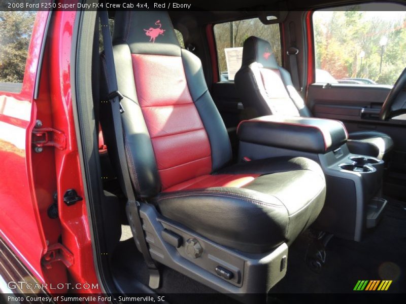 Red / Ebony 2008 Ford F250 Super Duty FX4 Crew Cab 4x4