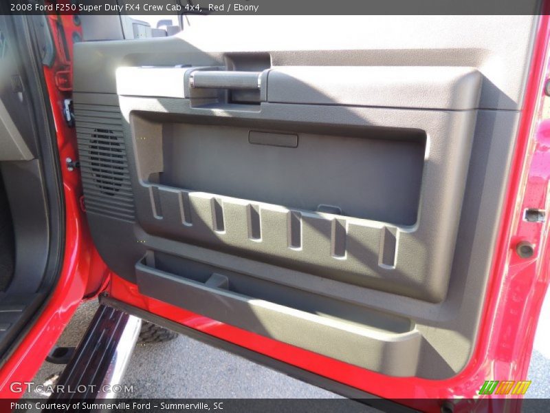 Red / Ebony 2008 Ford F250 Super Duty FX4 Crew Cab 4x4