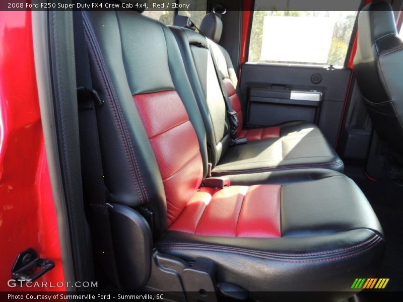 Red / Ebony 2008 Ford F250 Super Duty FX4 Crew Cab 4x4