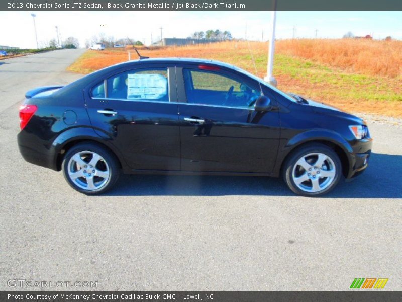 Black Granite Metallic / Jet Black/Dark Titanium 2013 Chevrolet Sonic LTZ Sedan