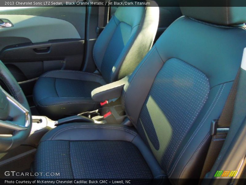 Front Seat of 2013 Sonic LTZ Sedan
