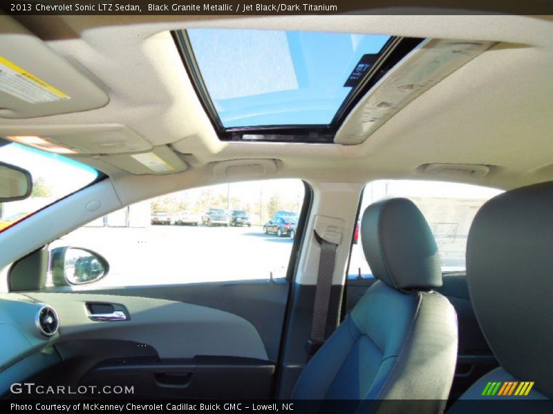 Black Granite Metallic / Jet Black/Dark Titanium 2013 Chevrolet Sonic LTZ Sedan