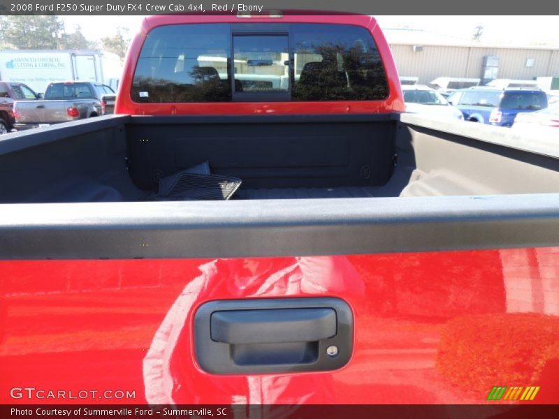 Red / Ebony 2008 Ford F250 Super Duty FX4 Crew Cab 4x4