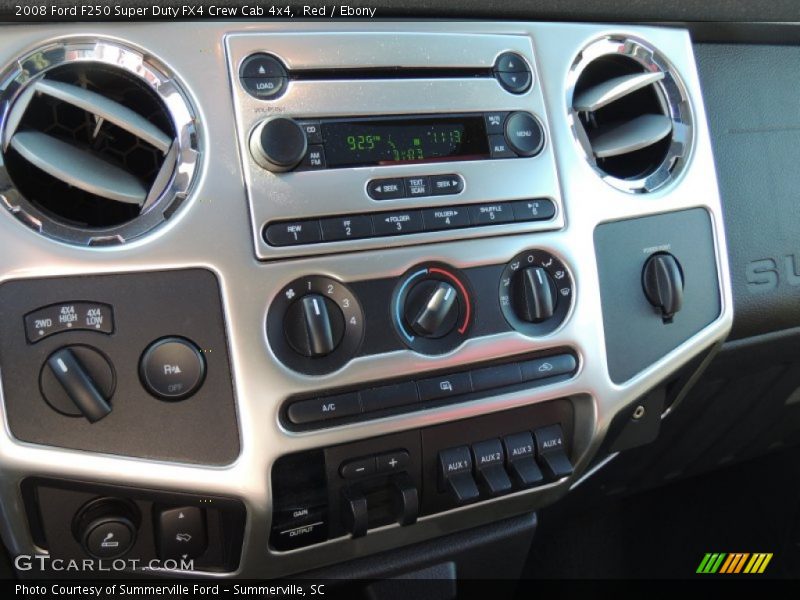 Red / Ebony 2008 Ford F250 Super Duty FX4 Crew Cab 4x4