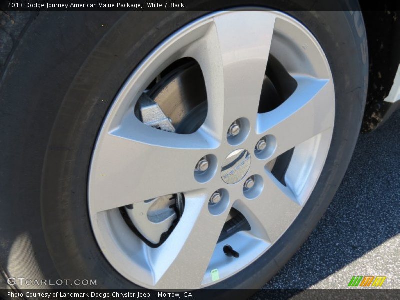White / Black 2013 Dodge Journey American Value Package