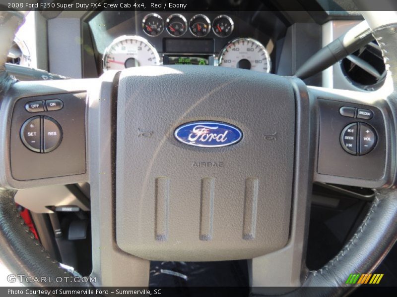 Red / Ebony 2008 Ford F250 Super Duty FX4 Crew Cab 4x4