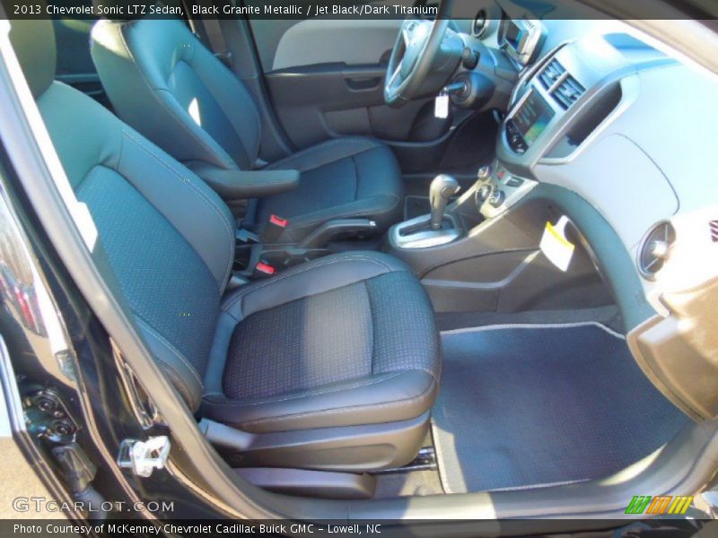  2013 Sonic LTZ Sedan Jet Black/Dark Titanium Interior