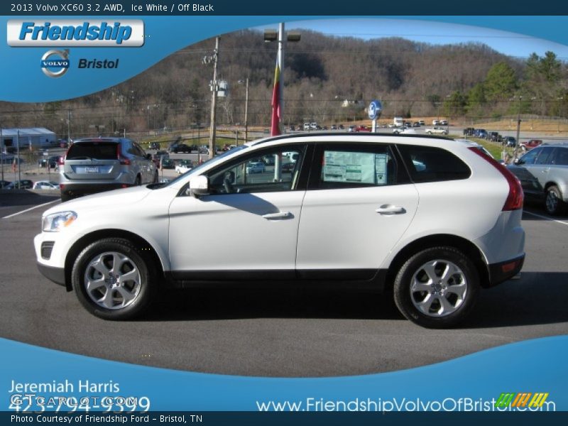 Ice White / Off Black 2013 Volvo XC60 3.2 AWD